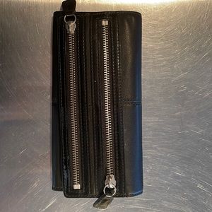 Black leather Coach Wallet